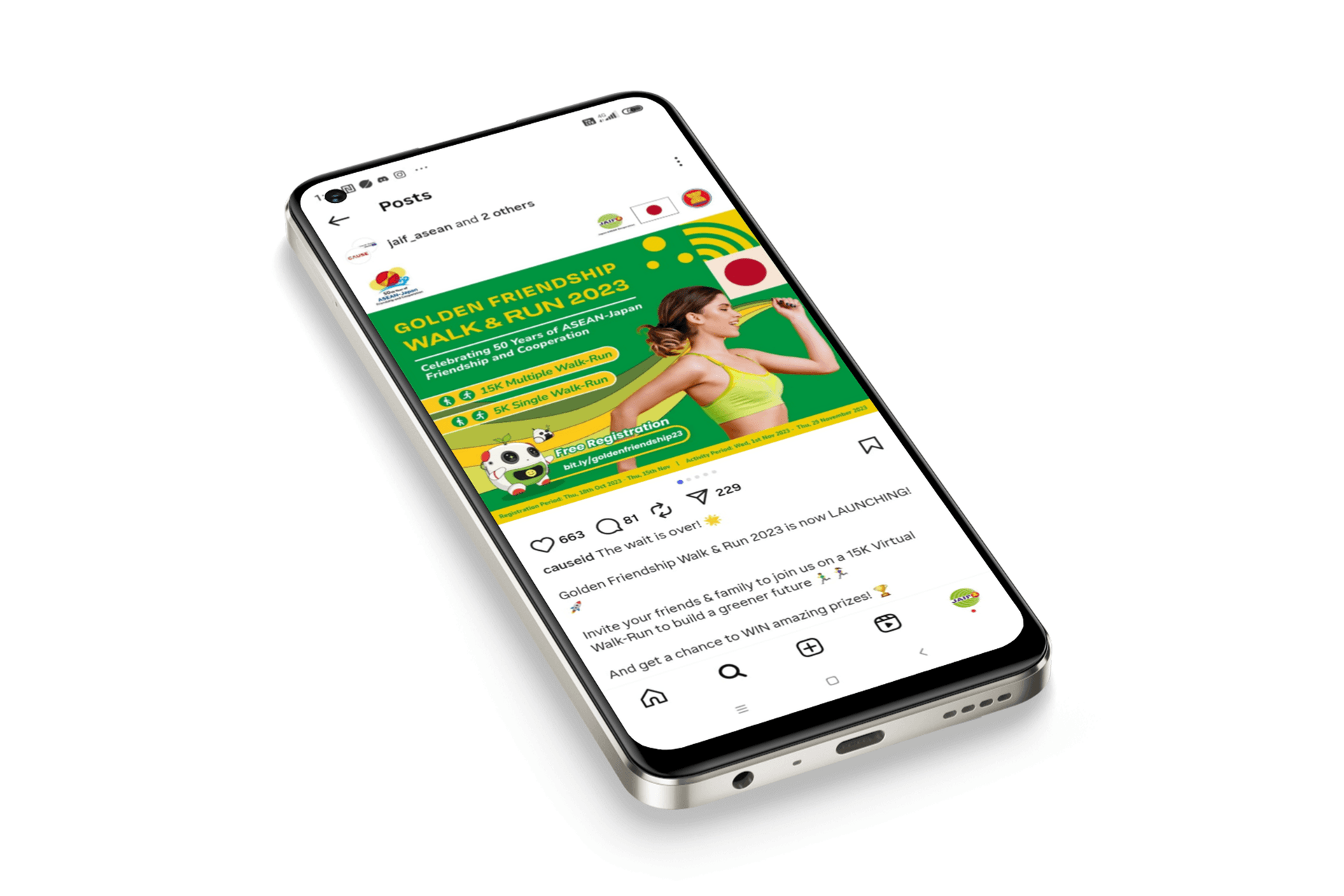 Golden Friendship Walk & Run 2023